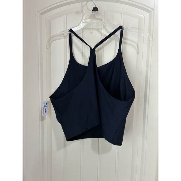 OLD NAVY Active Powersoft Sports Bra Size XL Navy Blue NWT - Picture 2 of 2